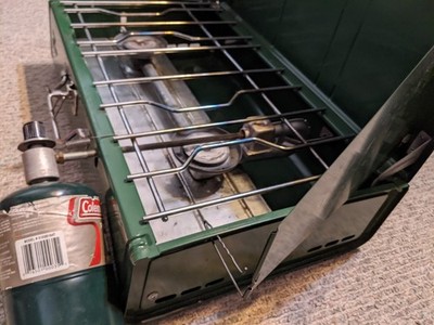 Coleman 2 Burner Camp Stove 413H Powerhouse 1982 for sale online