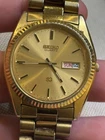 Seiko SQ Quartz Watch 6923-8089 Vintage James Bond 007 Style Day Date