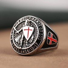 Knights Templar Armor of God Ephesians Red Me...