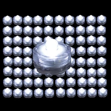 96 White LED Submersible Waterproof Wedding Floral Decoration Tea Vase light US