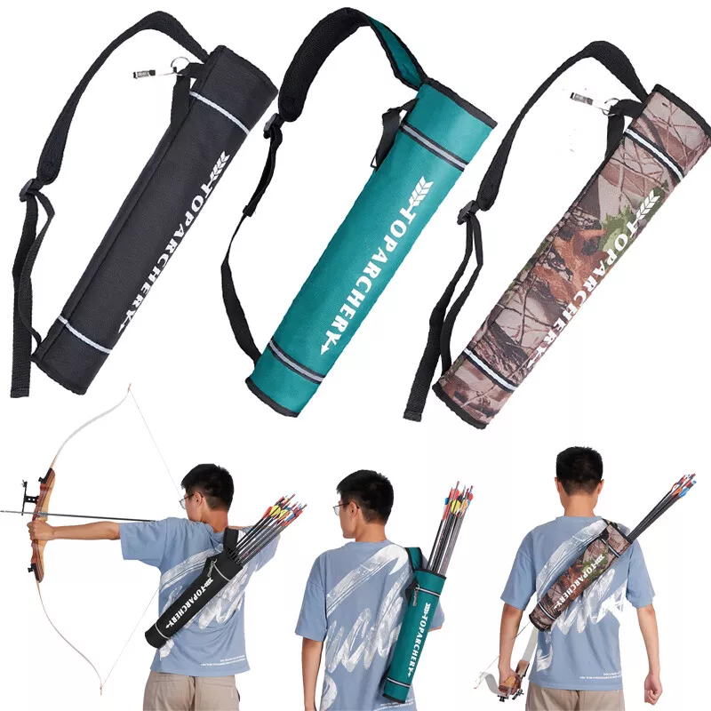 Archery Arrows Quiver Bag Back Belt Clip for Compound Recurve Bow