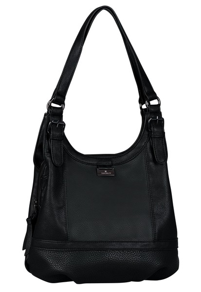 Tom Tailor Juna Shopper Schultertasche Tasche Black Schwarz Neu-image