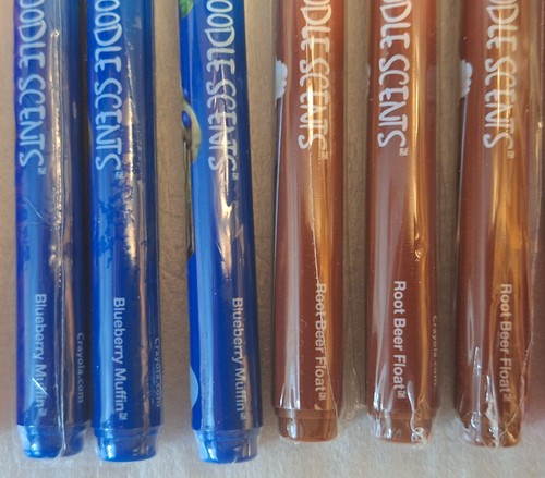 Crayola Doodle Scents Markers Lot of 33 10 Flavors 3 each NEW Individual Wrap - Picture 9 of 12