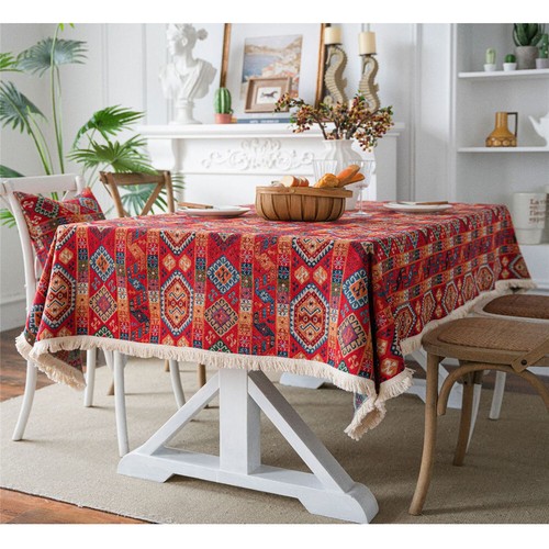 Dinner Coffee Party Rectangle Tablecloth Modern Dining Room Kitchen Table Cloth - Picture 101 of 167