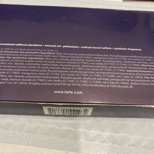Tarte Amazon Escape Amazonian Clay Eye & Cheek Palette - Eyeshadow and Cheek NEW - Picture 2 of 4
