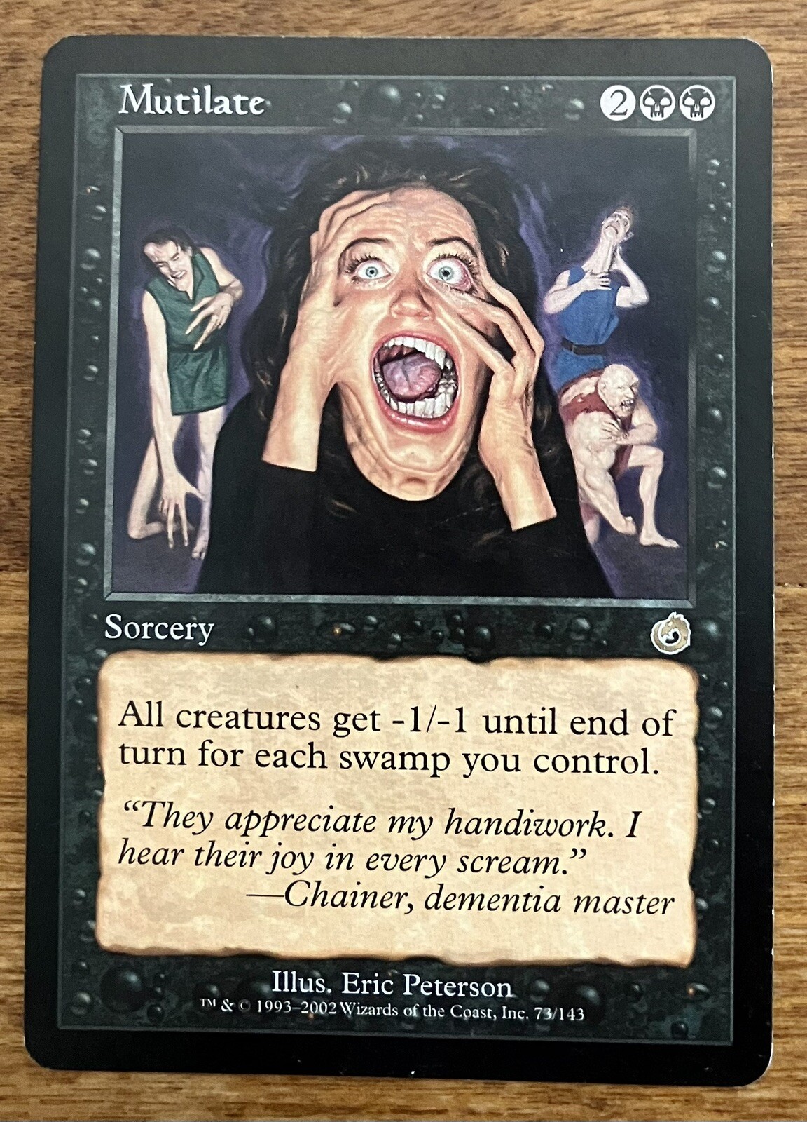 Mutilate Torment Black Rare NM/MT MAGIC THE GATHERING MTG CARD