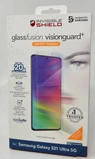 ZAGG Screen Protector For Galaxy S21 Ultra 5G, InvisibleShield GlassFusion