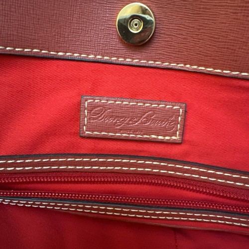 Dooney & Bourke WILLA Zip Satchel Crossbody Bag Terracotta EUC Large - Picture 9 of 10