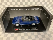 1/18 SUN STAR 4055 1966 LOTUS ELAN SE ROADSTER ROYAL BLUE CONVERTIBILE