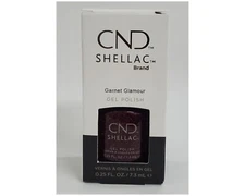 CND Nail Polish - Shellac Gel Polish - Garnet Glamour ( 0.25 oz / 7.5 ML )