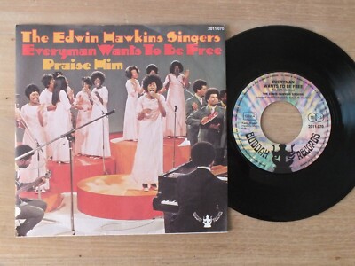 Edwin Hawkins Singers   Everyman Wants To Be Free    1970    7'' Single    mint-