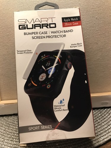 Smart Guard Bumper Case Watch Band Screen Protector for Apple Watch 38mm - Photo 3 sur 3