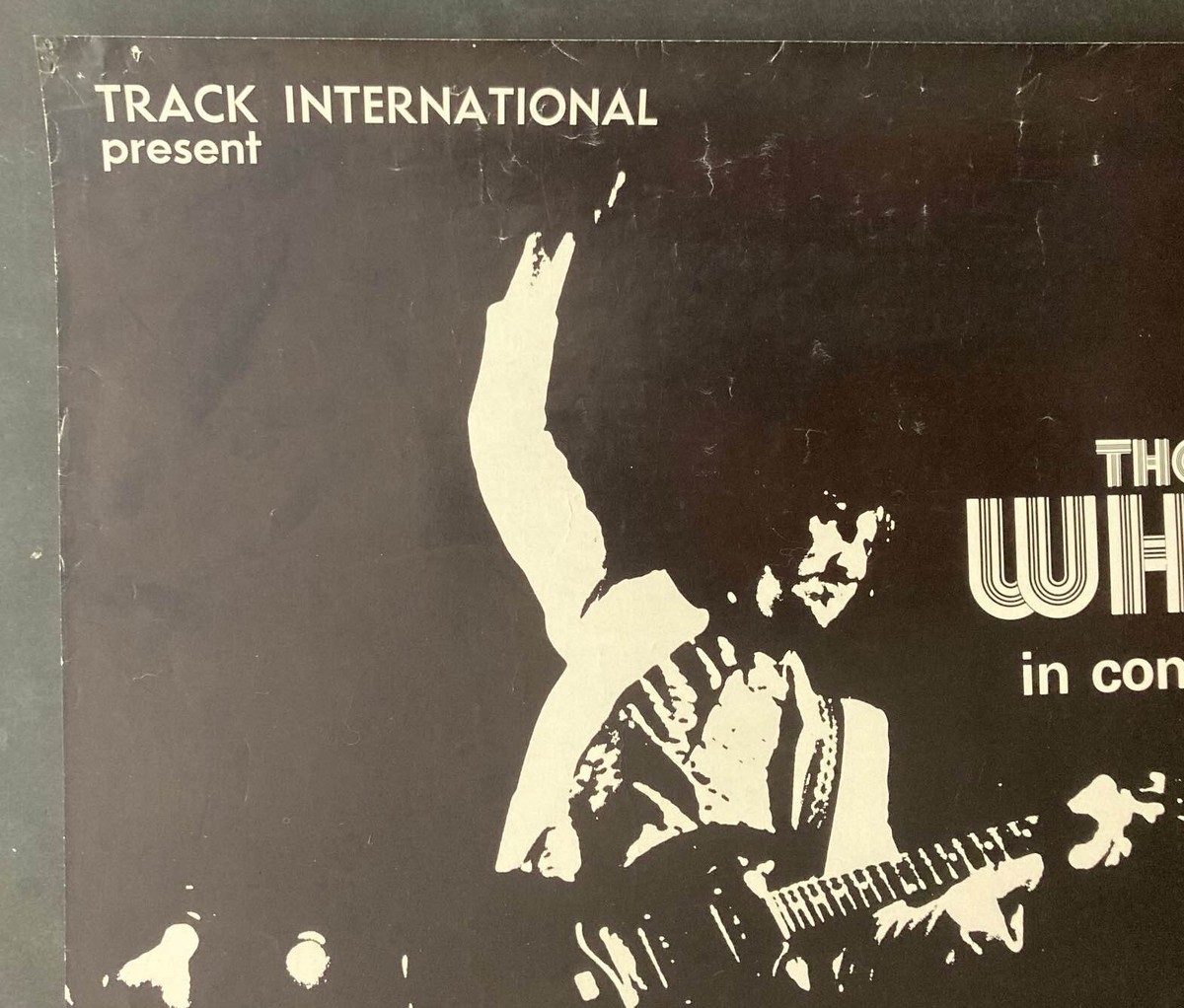 The WHO 1972 EUROPEAN TOUR concert poster ULTRA RARE 20x30 PETE