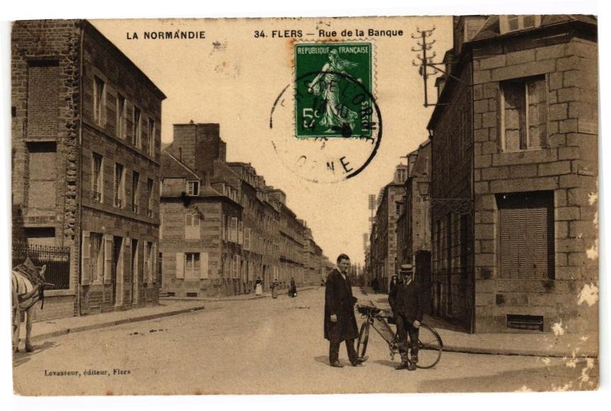Ancienne Carte Postale Flers – Fêtes Du 17 Juillet 1910 (Rue Blin) – Collection