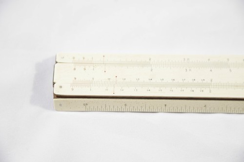 RARE - THORNTON RULE SLIDE RA 10” P.O.7.A.X. ARTILLERY – DATE 1951 - A.I.F. - Bild 4 von 10