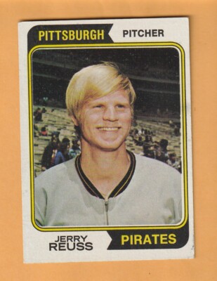 Jerry Reuss Pittsburgh Pirates 1974 Topps #116 Central Missouri 10B