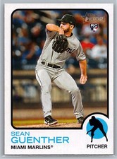 2022 Topps Heritage  Baseball #622 Sean Guenther RC Miami Marlins