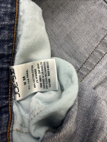 Joe's Jeans The Rebel Relaxed Fit 5-Pocket Mens Size 36 (Measures 38x33) - Picture 14 of 14
