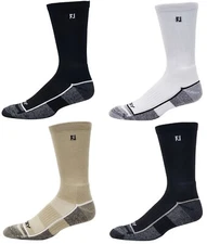 NEW 2025 Mens FootJoy ProDry CREW Solid Golf Socks, PICK COLOR, 1 PAIR,Size 7-12