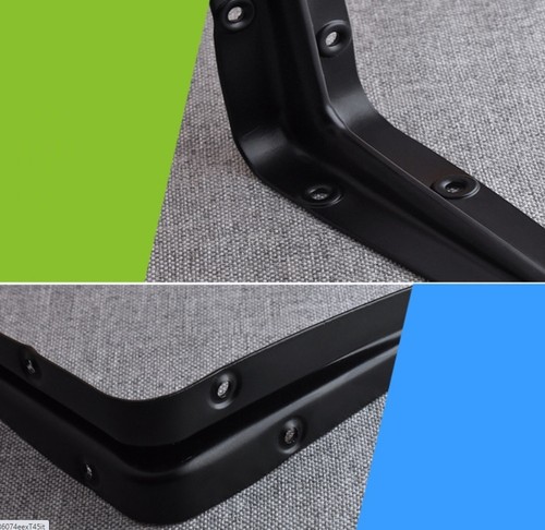 6X Ángulo de Estantería Negro Ménsula Hierro Soporte Estante Pared Suelo - Imagen 6 de 6