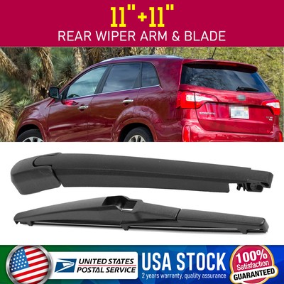 Super clean 11''+11'' Durable Windshield Rear Arm & Wiper Blade Perfect fit