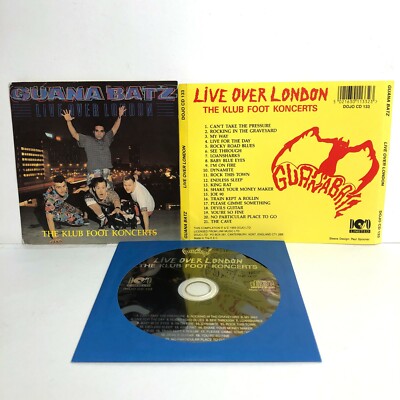 Guana Batz – Live Over London 1993 Dojo Limited CD Psychobilly Neo 