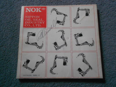 NOK Nippon Oil Seal Industry Co. Catalog E65-S-1 Theory Design Data Info Japan  