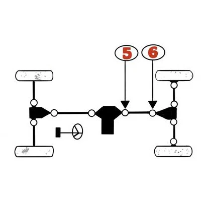 Juego de juntas en U eje de transmisión trasero Kawasaki Teryx 800 Teryx4 750 800 49050-0027 Foto 4 de 4