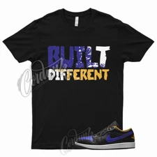 BUILT T Shirt for AJ1 1 Low Black Dark Concord Taxi Lakers Mid High To Match