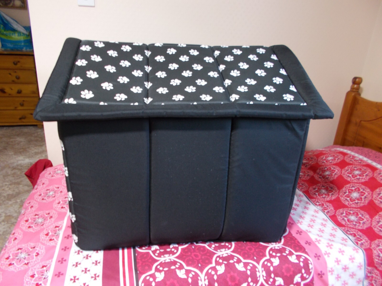 Indoor soft fabric dog house eBay