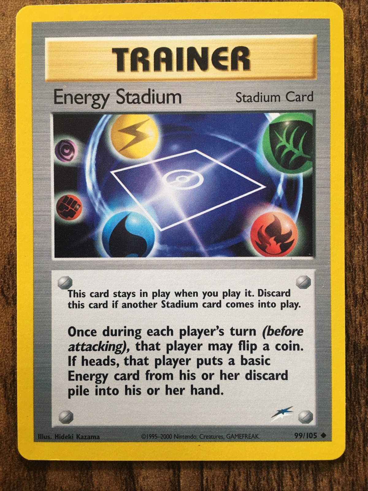 Energy Stadium Trainer Pokemon Card 99/105
