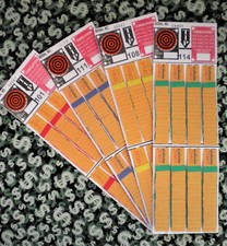  4 Lot  120 TER-8 REGULAR "NOT Sure" TIP BOARDS 101-116 Pull Tab Jar Tickets