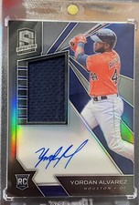 2020 YORDAN ALVAREZ PANINI PRIZM SPECTRA ROOKIE PATCH AUTO #d /199 RPA RC 🔥🔥