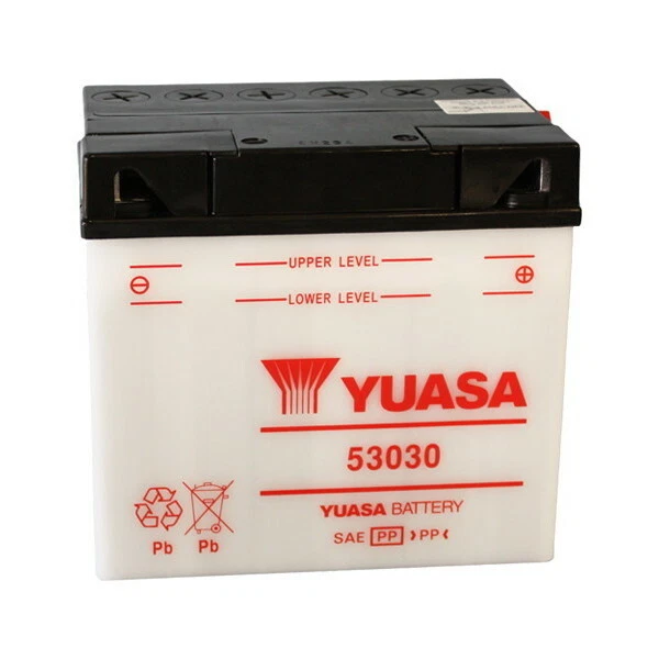BATTERIA YUASA 53030 PER BMW K 100 RS 1000 1983-1992 Foto 2 de 4