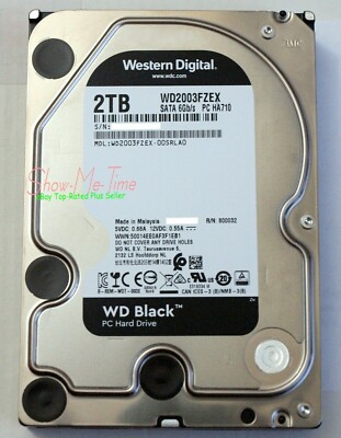 Western Digital Wd Black Hdd Wd03fzex 2tb W 64mb Cache 6gb S 3 5 Pc Ha710 Ebay