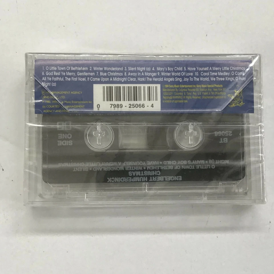 NEW Cassette: Engelbert Humperdinck Christmas Tape 1994 Sony Music BT 25066 HTF - Image 2 of 2