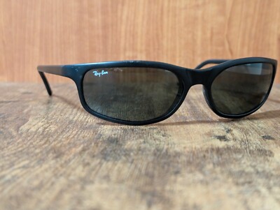 VINTAGE RAY BAN B&L PS8 BLACK PREDATOR ACETATE SUNGLASSES MADE IN