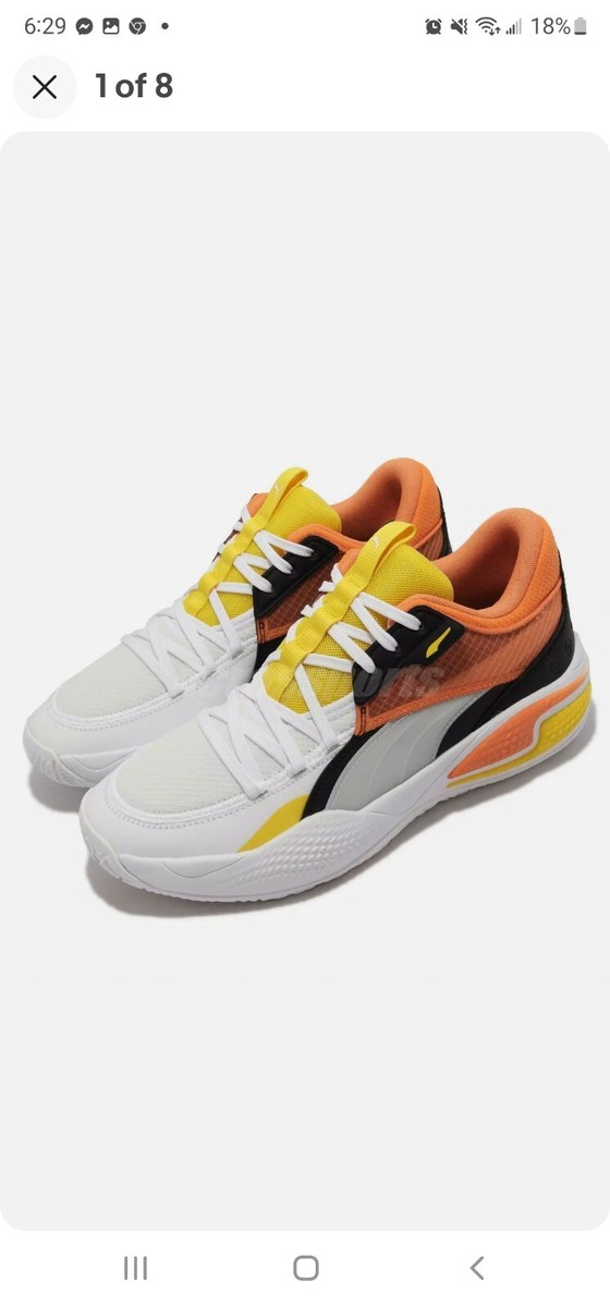 Puma Court Rider 59th Street White Carrot Orange Men