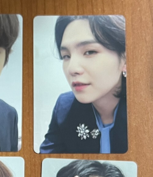 Tarjeta fotográfica oficial SUGA BTS DVD '7 MOMENT'_Kpop auténtica