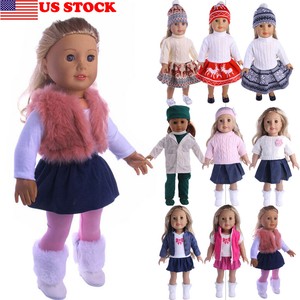 Doll-Clothes-Dress-Outfits-Pajames-For-18-inch-American-Girl-Our-Generation-Accs