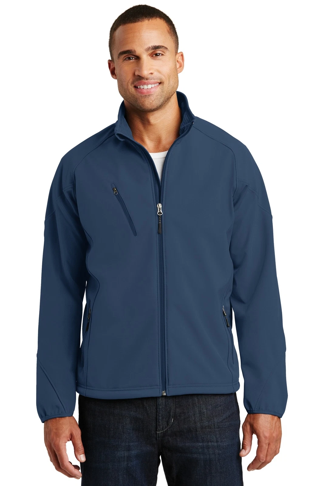 J705 Port Authority Textured Soft Shell Jacket