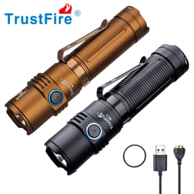 TrustFire MC5 3300 Lumens EDC LED Taschenlampe Wiederaufladbare Magnetische IP68