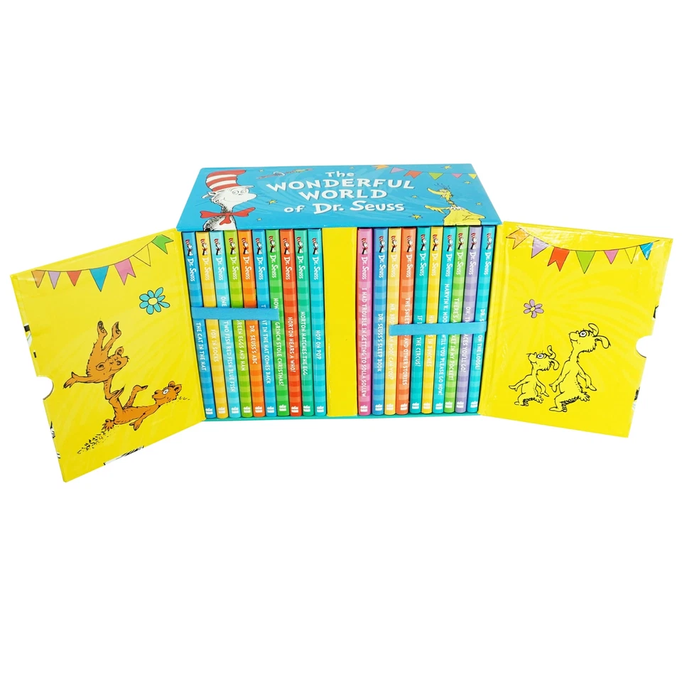The Wonderful World of Dr. Seuss 20 Books Box Set - Ages 3-7 - Hardback Foto 4 de 4