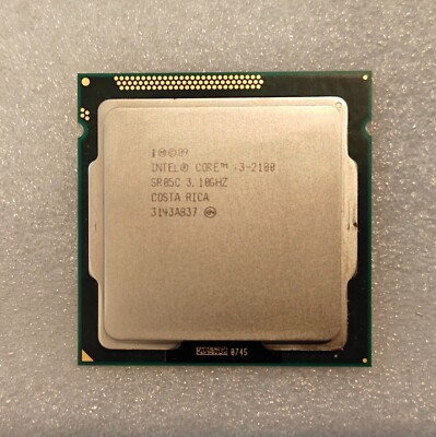 Intel Core i3-2100 - 2 Cores, 4 Threads, 3.10 GHz, Intel HD Graphics, 65 W