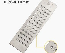 Tungsten Carbide Wire Drawplate for DIY Jewelry Round Shape Jewelry Tool NEW