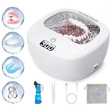 Ultrasonic Retainer Cleaner Machine | Rechargeable | Cordless | IPX7 Waterpro...