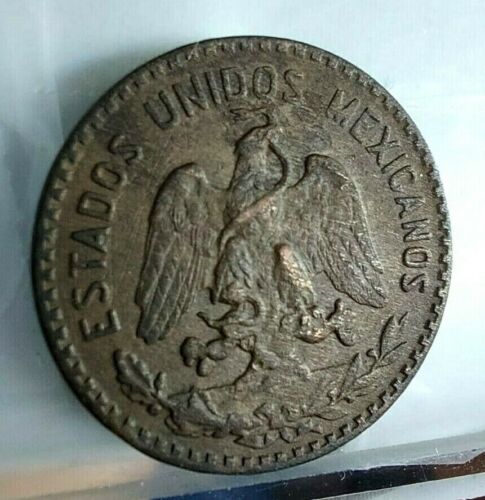 Mexico 2 Centavos 1915 Mo Type 2 AU+ Bronze KM#420 487,000 Mintage - Picture 2 of 2