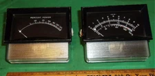 (2) Vintage API Mod. 502 Analog Meters 100uA Full Scale Clean! Working! (1970's)