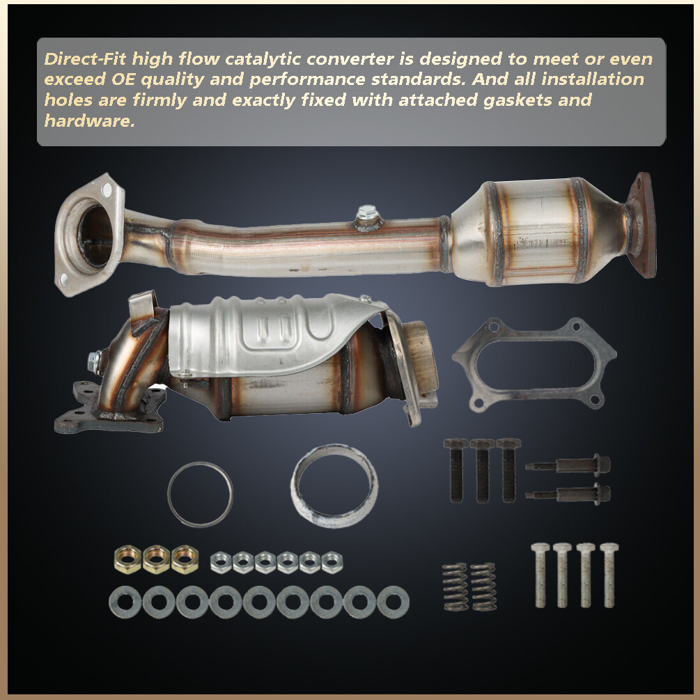 Catalytic Converters Both Front & Rear Fit For Honda 20102011 CRV/CRV