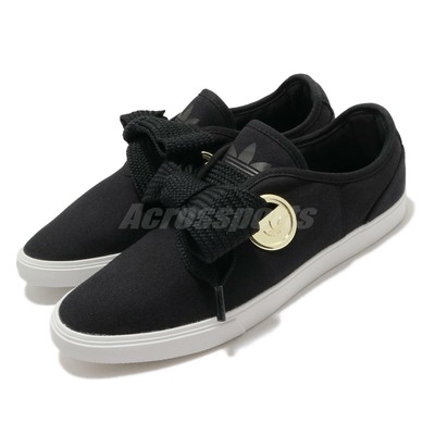 Adidas Originales elegante lo W Bajo Moño Negro Oro Metálico Mujeres  Informal Zapato FV0741 | eBay